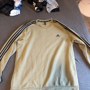Adidas Men's Olive Crewneck Sweater